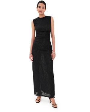 Stella McCartney Stretch Lace Long Dress - Black