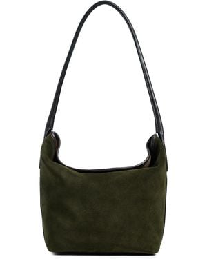 Madewell Suede Port Lid Shoulder Bag - Black
