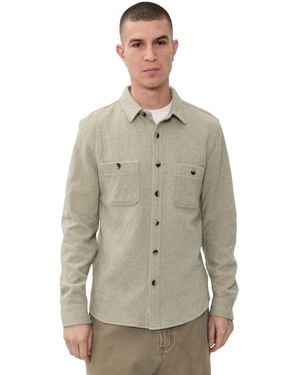 Marine Layer Pacifica Stretch Twill Shacket - Natural