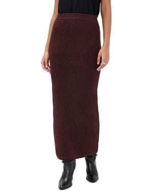 Line & Dot Hart Sweater Skirt - Purple
