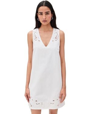 Rag & Bone Featherweight Belle Mini Dress - White