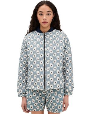The Great Outdoors The Reversible Ultra Light Down Puffer Jacket - Blue