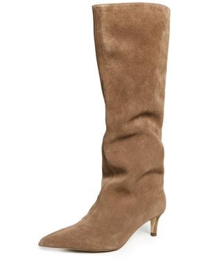 Free People Kiki Kitten Heel Boots - Brown