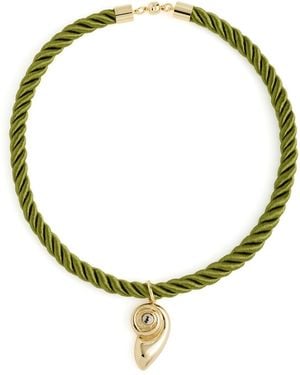 Luv Aj The Palma Shell Cord Necklace - Black