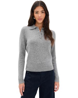 Alex Mill Alice Polo Cashmere Sweater - Black