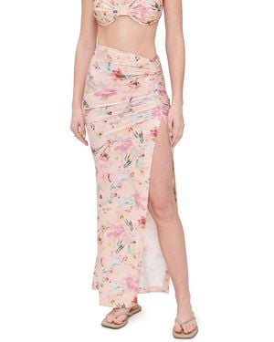 PATBO Lily Flower Beach Skirt - Pink