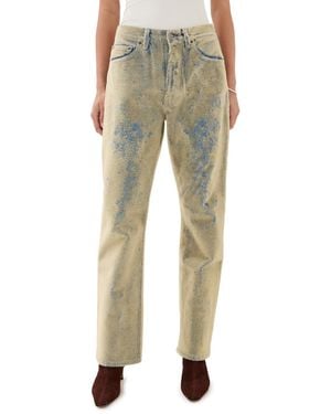 Acne Studios Loose Fit 5-Pocket Denim - Natural