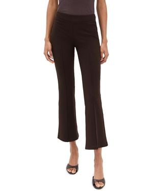 DONNI. Rib Kick Flare Pants - Black