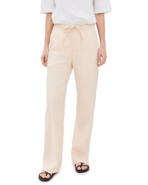 Rag & Bone Logan Linen Beach Pants - Natural