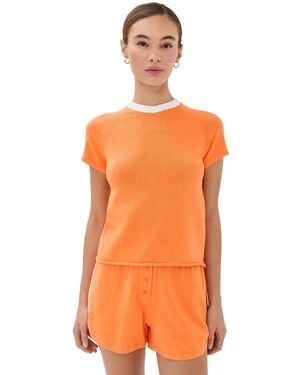Le Bos Ringer Tee - Orange
