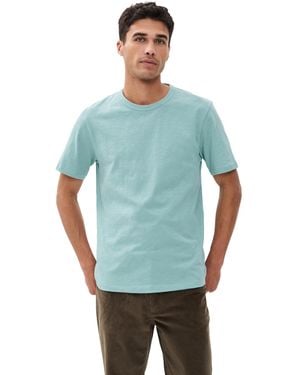 Theory Essential Cosmos Slub Cotton Tee - Blue