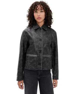 Free People Skyline Leather Jacketレザージャケット FREE PEOPLE We The Free - Skyline Leather Jacket | endource