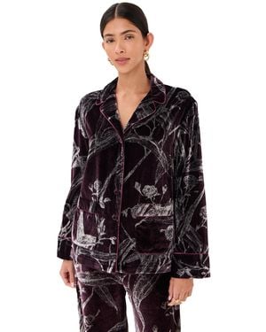 La DoubleJ Pajama Shirt - Black