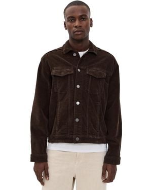 DL1961 Vaugn Cordoroy Trucker - Black