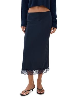SABLYN Miranda Lace Pull On Skirt - Blue