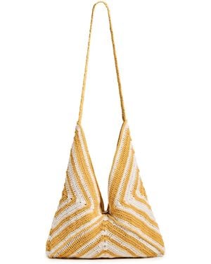 Faherty Riviera Crochet Bag - Natural