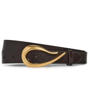 Twp Medium Belt With Snake Buckle - Black