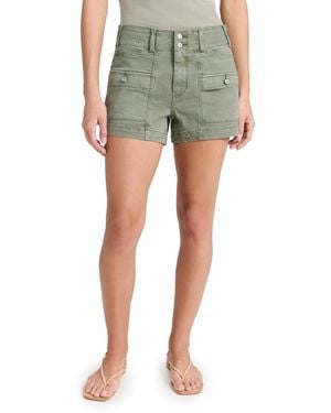 PAIGE Olivia Cargo Shorts - Green