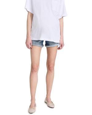 DL1961 Zoie Shorts Maternity: Relaxed 4.5 - White
