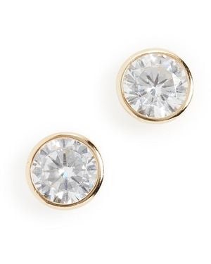 Shashi Solitaire Studs - Black