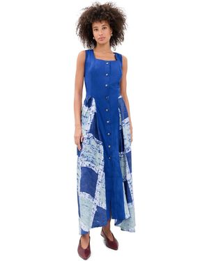 Busayo Igboya Dress - Blue