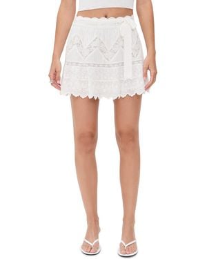 LoveShackFancy Nerina Skirt - White