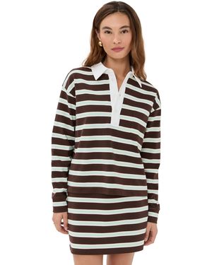 Le Bos Hayley Variegated Polo - Black
