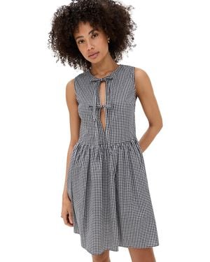 Playa Lucila Tie Up Dress - Gray