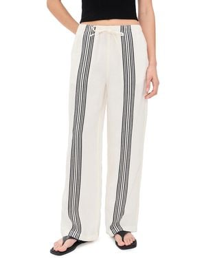Madewell Pull-On Linen Pants - White