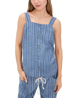 HATCH The Yasmine Top - Blue