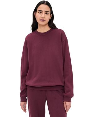 Z Supply Boyfriend Sweatshirt - Purple