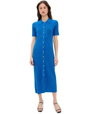 Alex Mill Alice Ribbed Sweater Dress - Blue