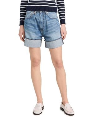 Denimist Brooke Shorts With Cuff - Blue