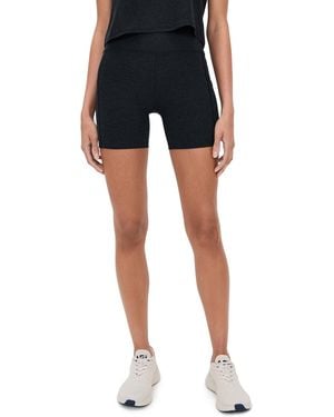 Beyond Yoga Spacedye Keep Pace Pocket 5 Shorts - Blue
