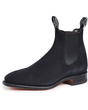 R.M.Williams R. M. Williams Suede Rm Chelsea Boots - Black