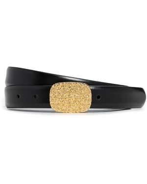 Anderson's Slim Semi Formal French Leather Belt - Black