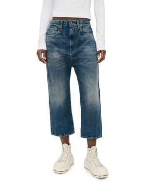 R13 Tailored Drop Jeans - Blue