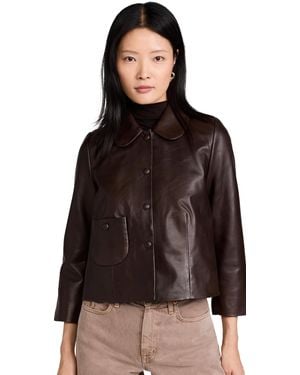 Ba&sh Milos Leather Jacket - Black