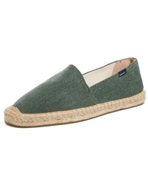 Soludos Dali Slip On Espadrilles - Green