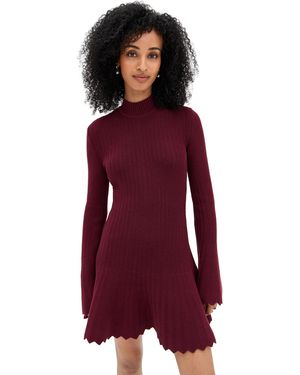 AKNVAS Maja Cotton Knit Dress - Red