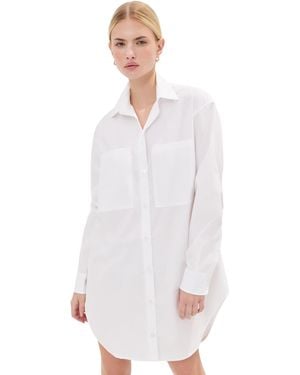 Le Bos Francesca Shirt Dress - White