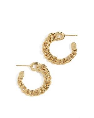 Gas Bijoux Bronxy Creole O Earrings - Metallic