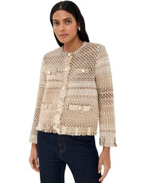 Veronica Beard Sariyah Knit Jacket - Blue