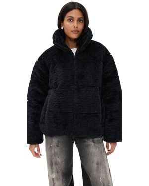 UGG Emmalyn Fluff Puffer Jacket - Black