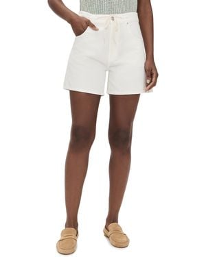 Madewell Drawstring Jean Short - White