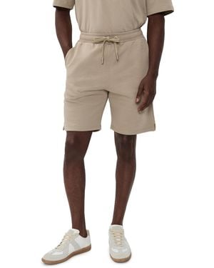 Ami Paris Adc Sweat Shorts 9.5 - Natural