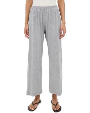 DONNI. The Jersey Simple Crop Pants - Black