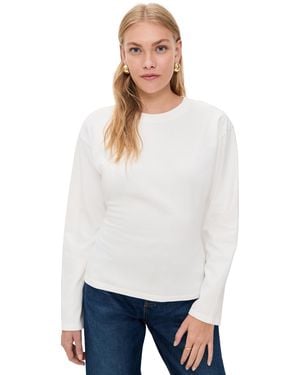 EB DENIM Long Sleeve Eero Tee - White