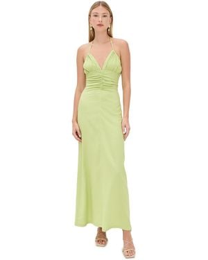 RIOT SWIM Dani Cross Halter Dress - White
