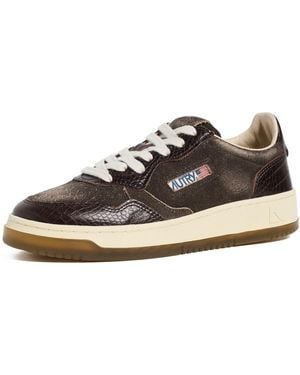 Autry Medalist Low Suede Sneakers - Black